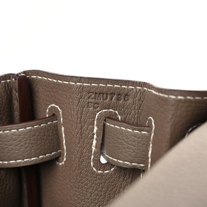 Hermes Togo Kelly Retourne 28 Etoupe 9 of 10
