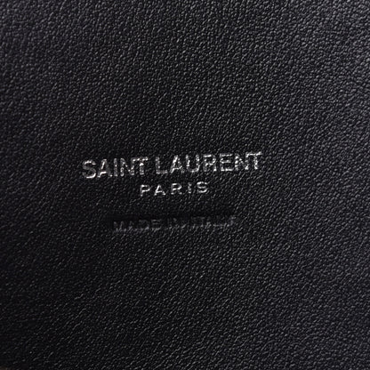 Saint Laurent Calfskin Crocodile Embossed Small Sac de Jour Black 6 of 9