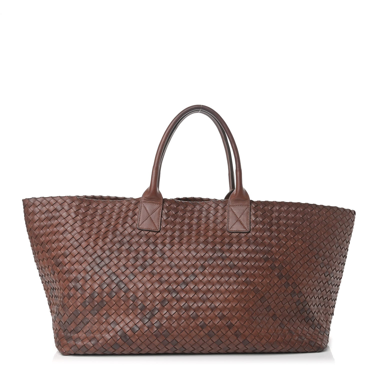 Bottega Veneta Nappa Intrecciato Large Cabat Brown 3 of 15