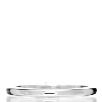Christian Dior 18K White Gold Diamond Charm Ring 49 5 3 of 5
