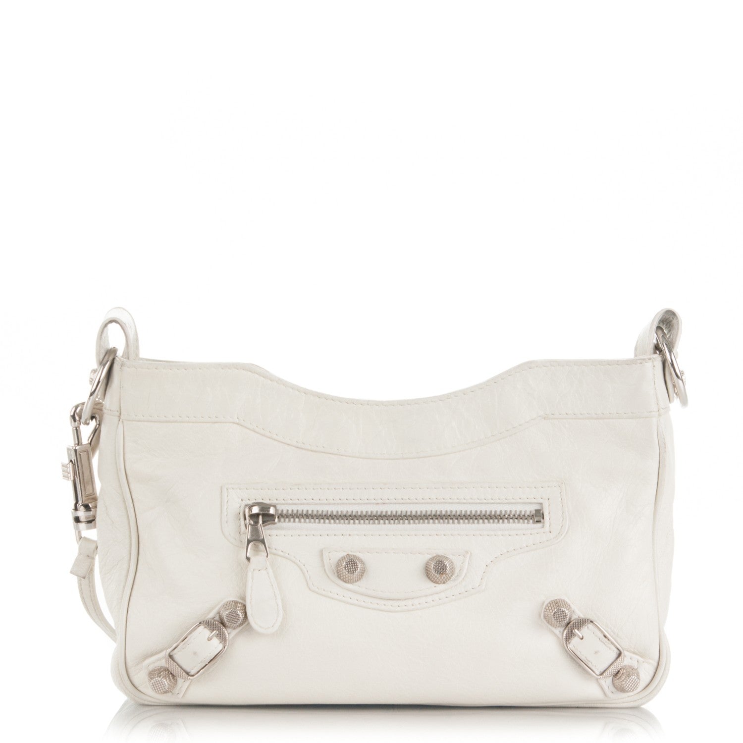 Balenciaga Agneau Giant 12 Silver Hardware Hip White 1 of 7