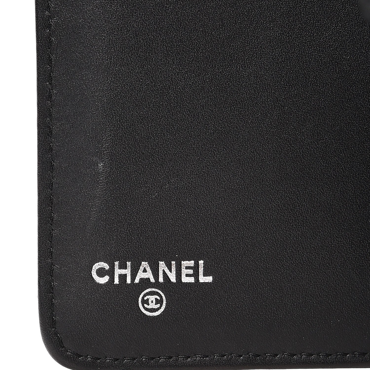 Chanel Iridescent Caviar Quilted Zipped Pocket Wallet Black 6 of 8