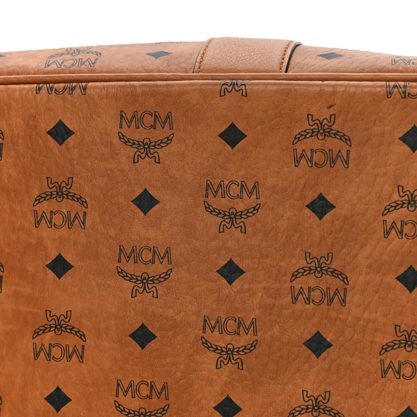 Visetos Medium Liz Reversible Shopper Tote Cognac