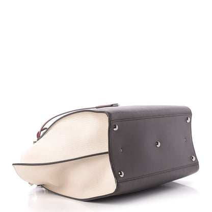 Fendi Calfskin Petite 3Jours Tote Marrone Camelia Ice 5 of 14