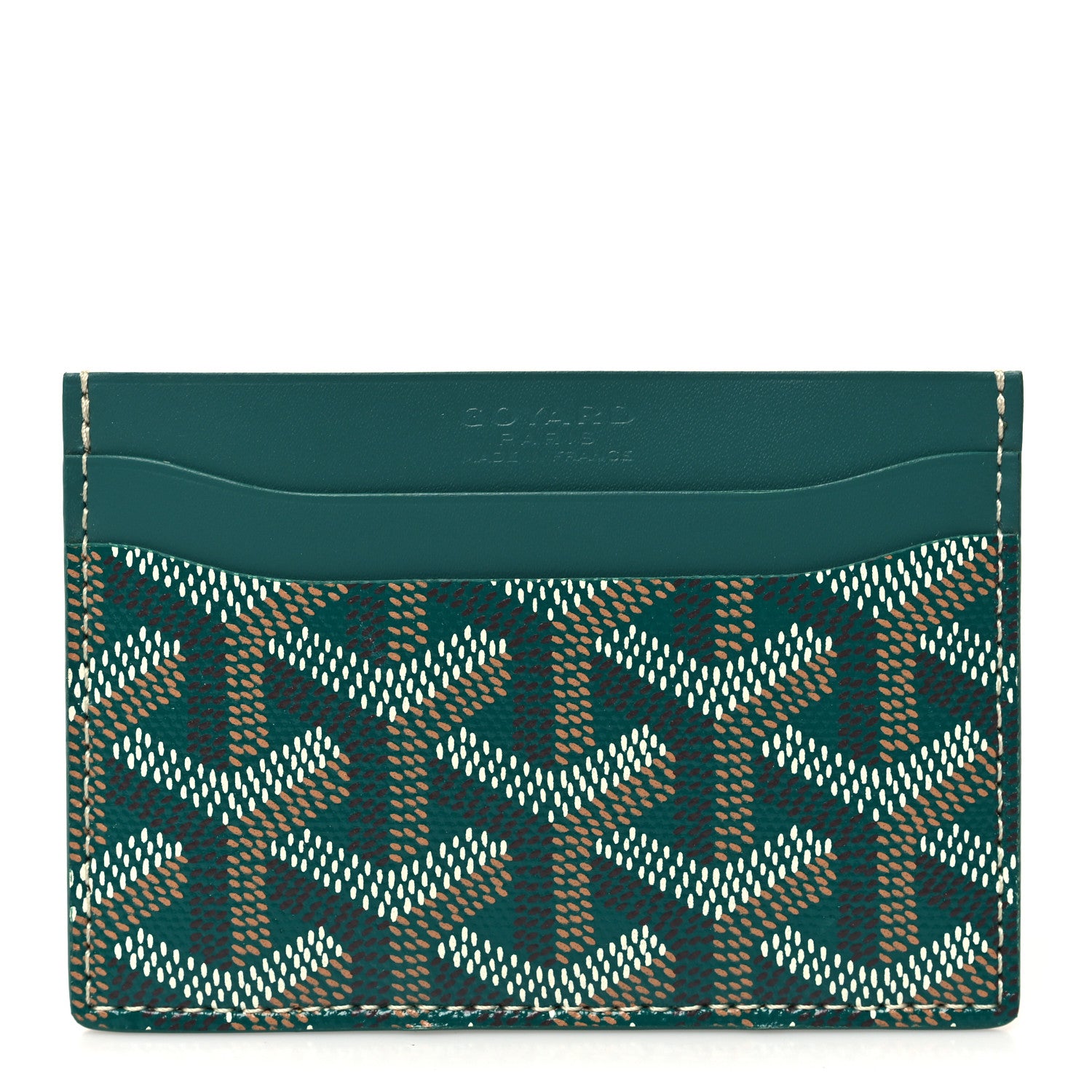 Goyard Goyardine Saint Sulpice Card Holder Green 1 of 7