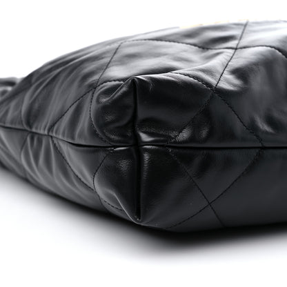Chanel Calfskin Quilted Small Chanel 22 Black 8 of 9
