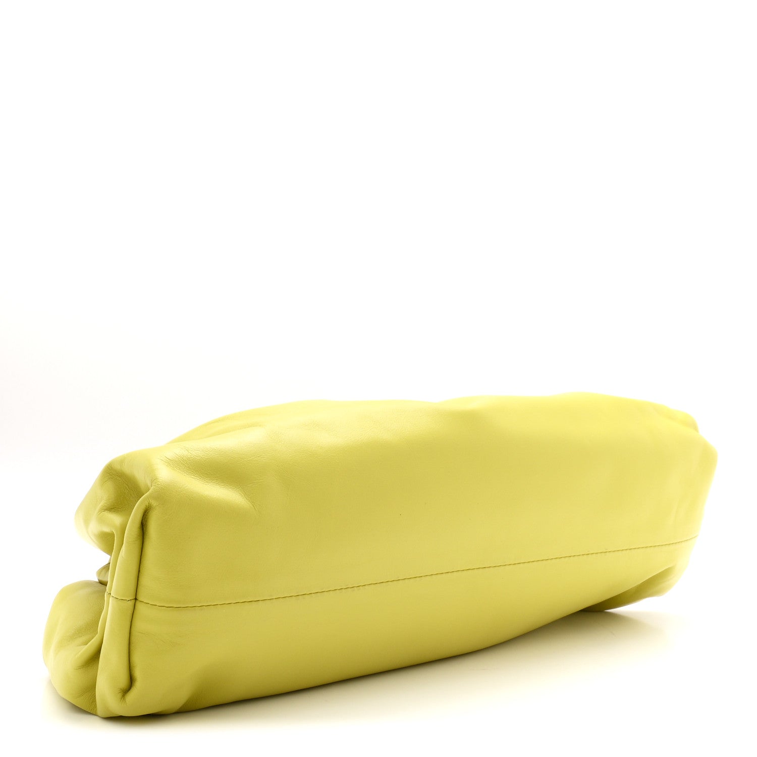 Bottega Veneta Smooth Butter Calf The Pouch Oversized Clutch Kiwi 4 of 10