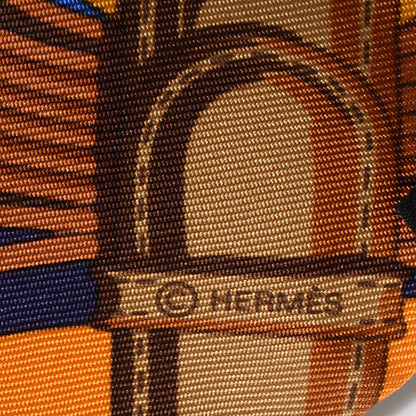 Hermes Silk Coaching Twilly 4 of 6