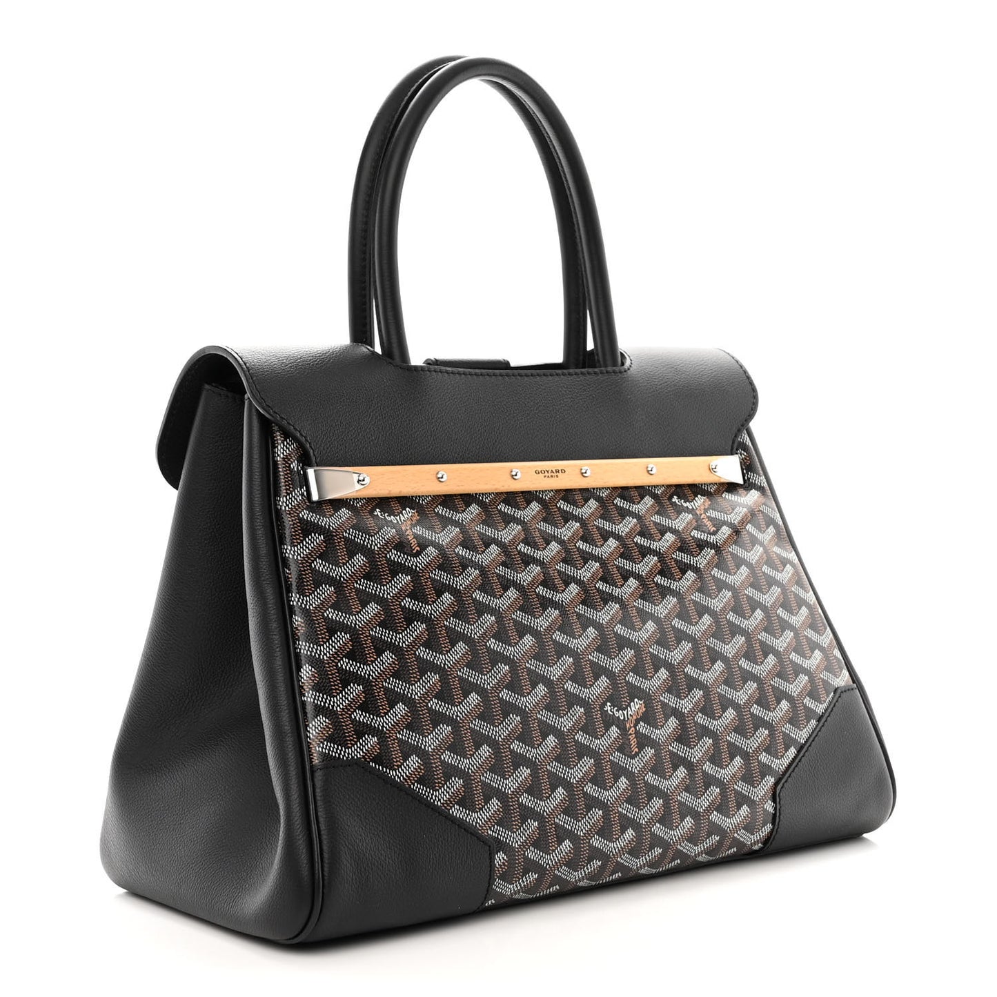 Goyardine Saigon Tote Black
