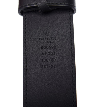 Gucci Calfskin Double G 40mm Belt 100 40 Black 5 of 7