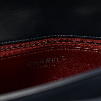 Chanel Lambskin Quilted Medium Trendy CC Flap Dual Handle Bag Navy Blue 6 of 10