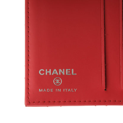 Chanel Patent Quilted Card Holder Wallet Pink 6 of 7