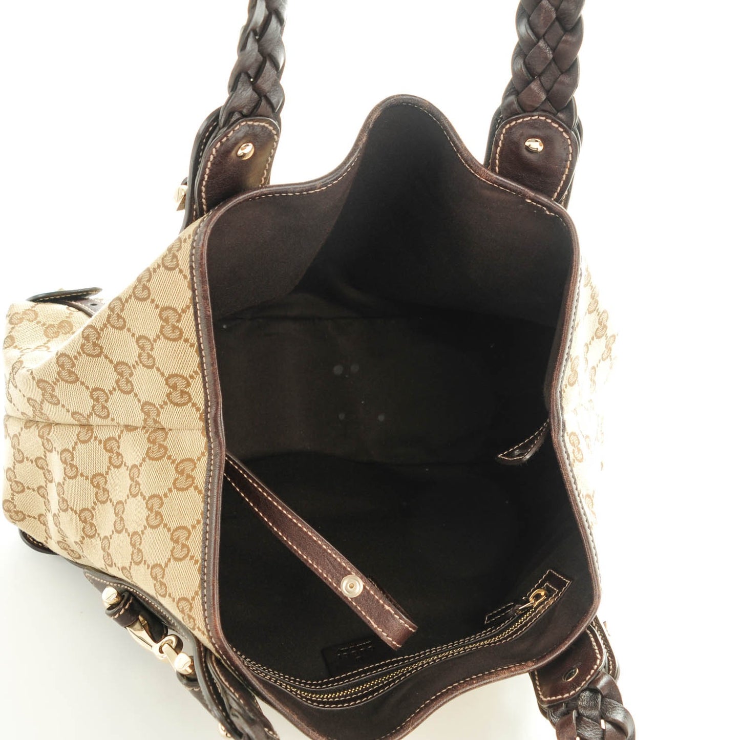 Monogram Small Pelham Shoulder Bag Dark Brown