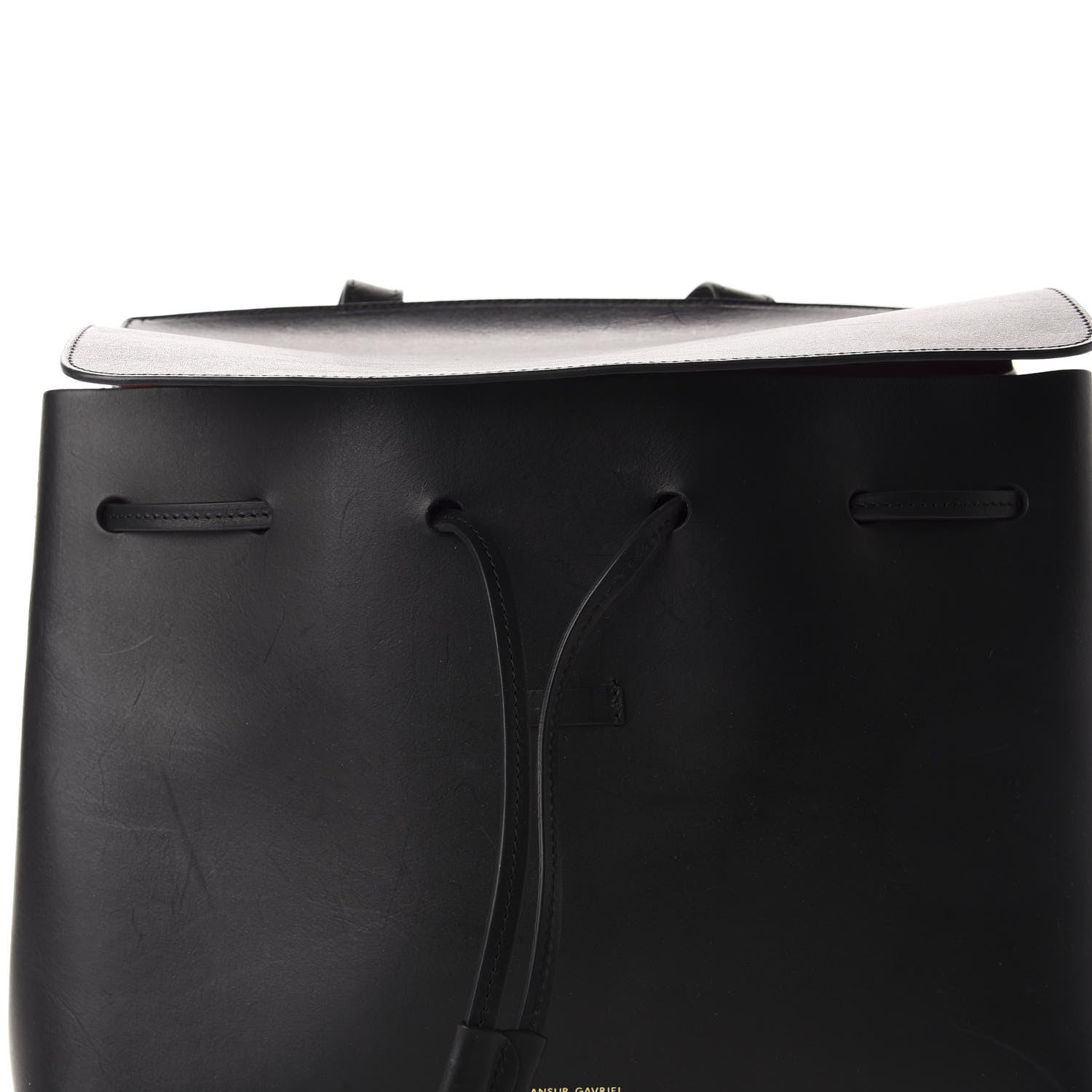 Mansur Gavriel Calfskin Lady Bag Black Flamma 7 of 11