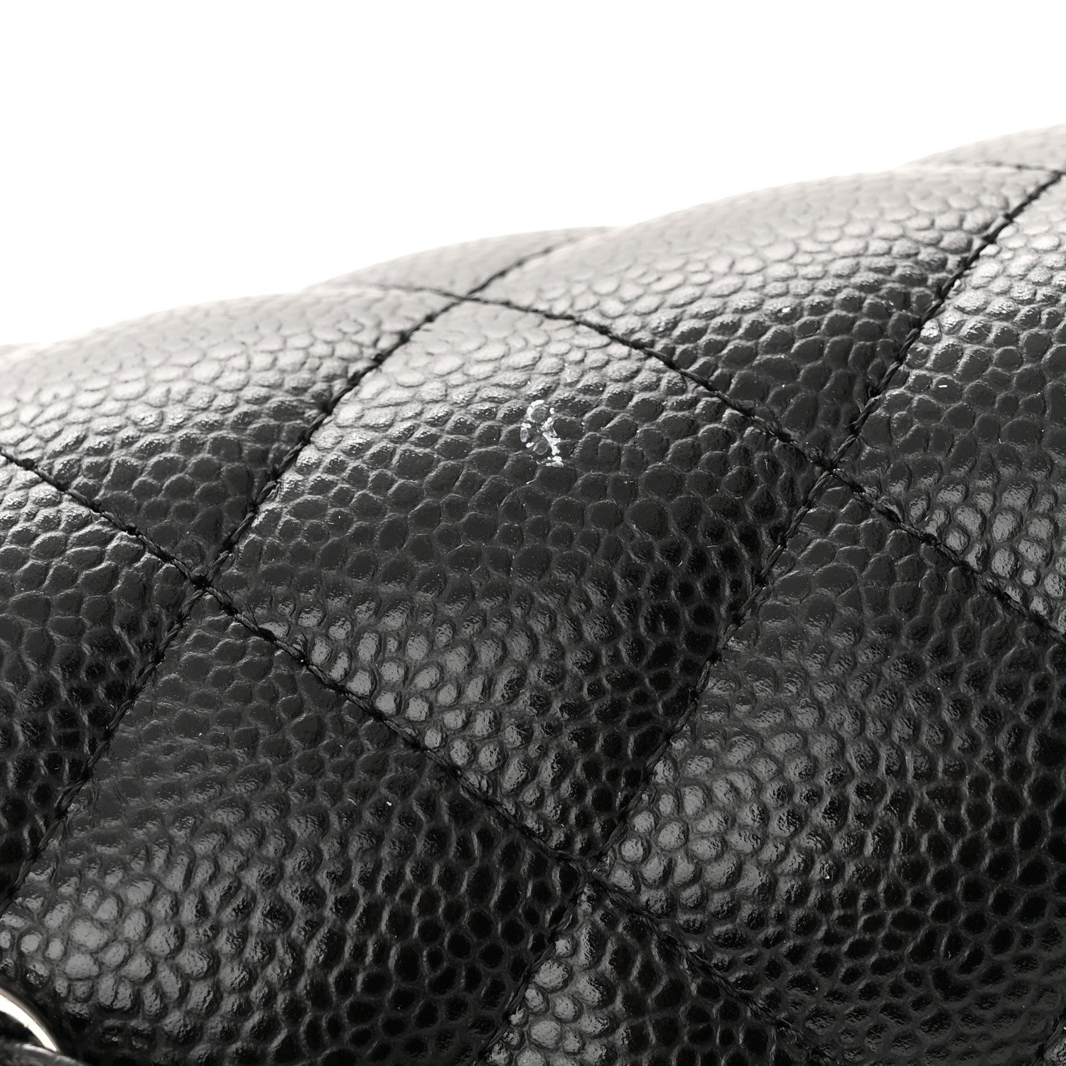 Chanel Caviar Quilted Jumbo Double Flap Black 12 of 12