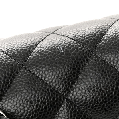 Chanel Caviar Quilted Jumbo Double Flap Black 12 of 12