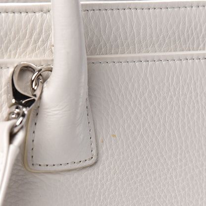 Chanel Calfskin Cerf Executive Shopper Tote White 14 of 18