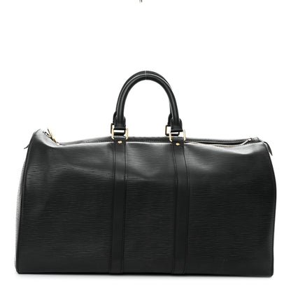 Louis Vuitton Epi Keepall 45 Black 1 of 9