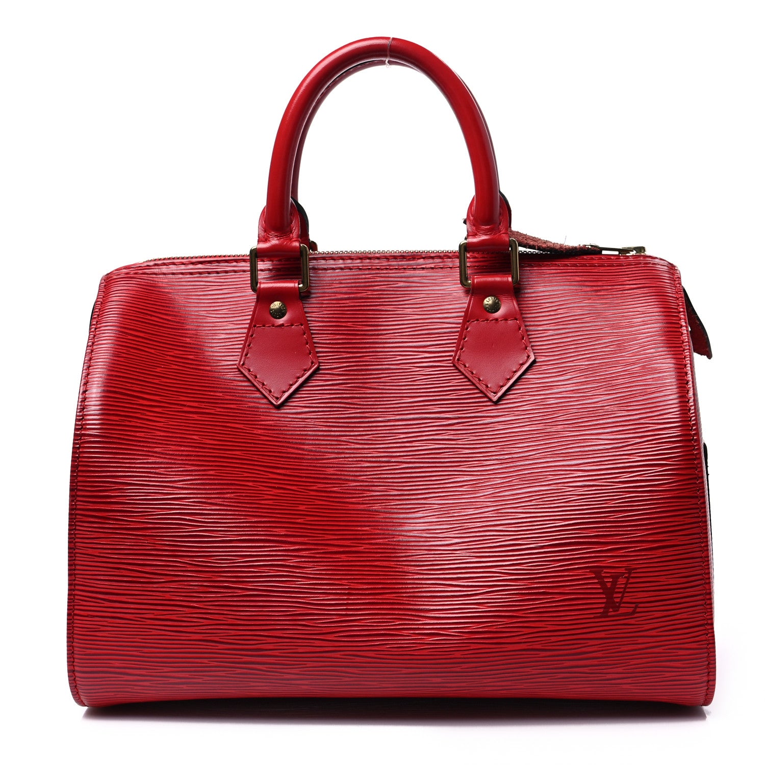 Louis Vuitton Epi Speedy 25 Castillan Red 1 of 8