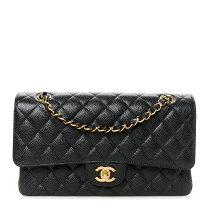 Chanel Caviar Quilted Medium Double Flap Black 1 of 11