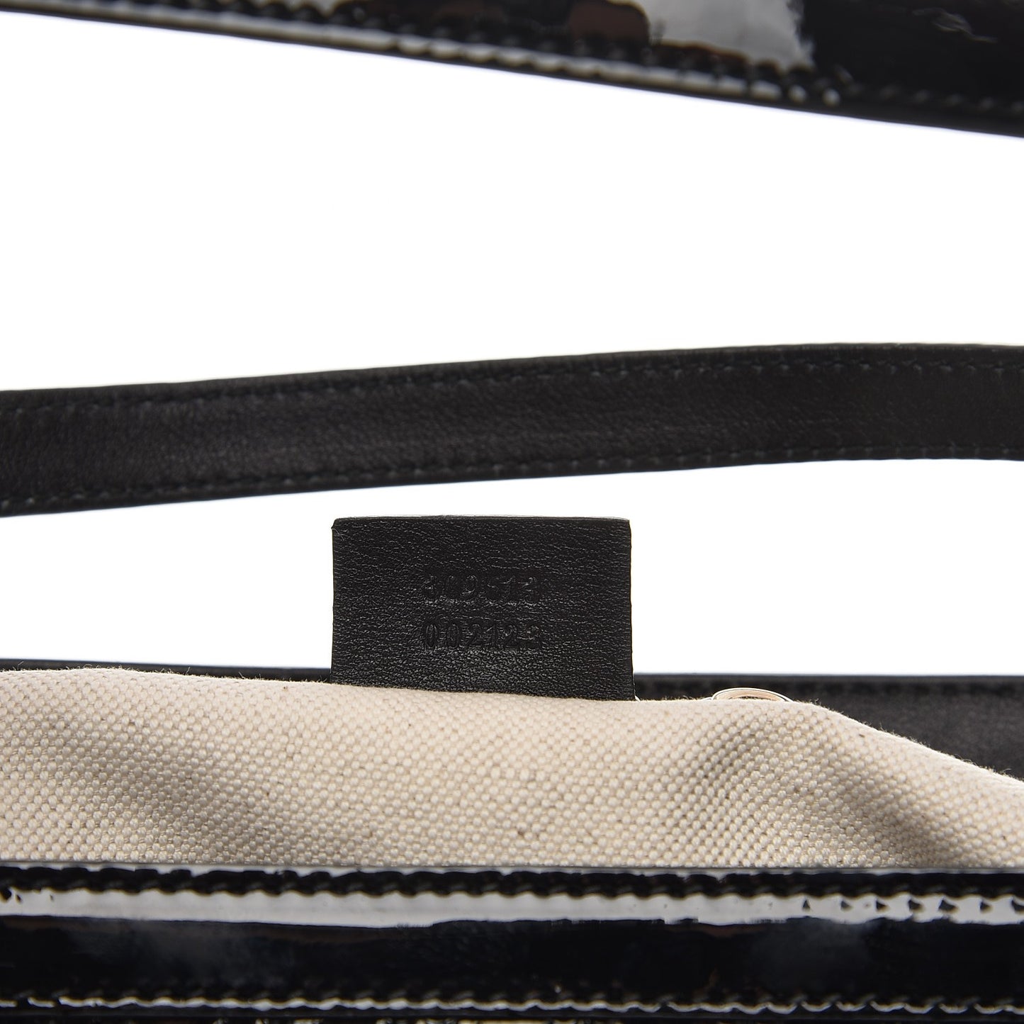 Patent Microguccissima Medium Nice Tote Black