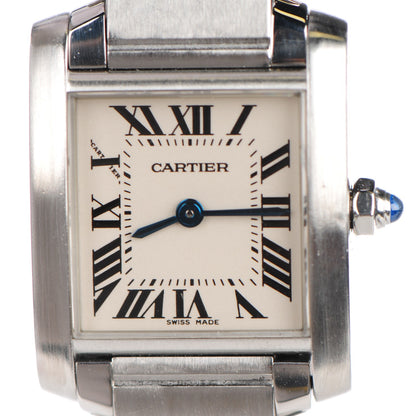 Cartier Stainless Steel 20mm Tank Francaise Quartz Watch 11 of 11