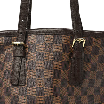 Louis Vuitton Damier Ebene Marais Bucket 23 8 of 10