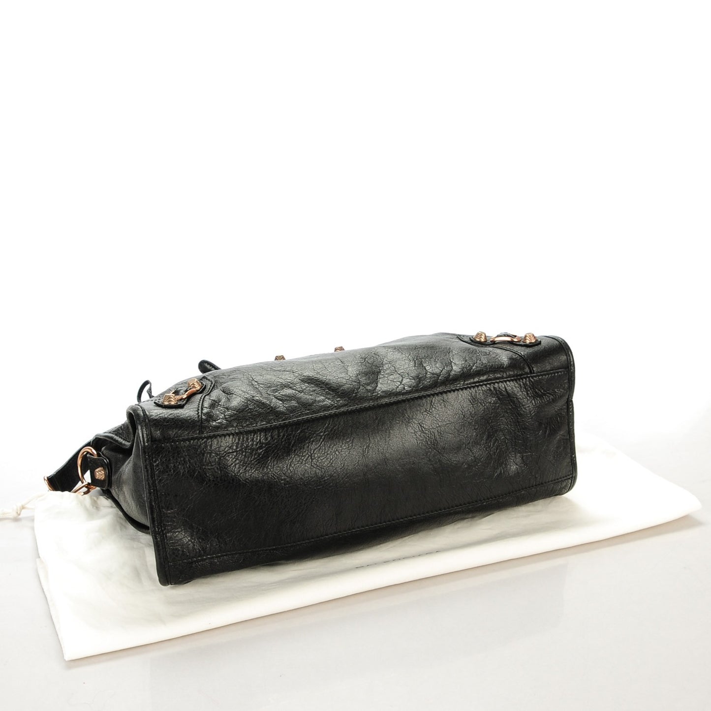 Agneau Giant 12 Rose Gold Hardware City Black