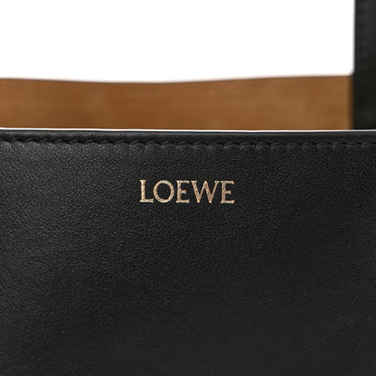Loewe Shiny Calfskin Mini Puzzle Fold Tote Black 7 of 10