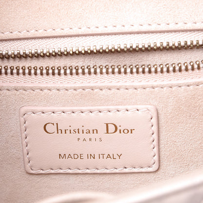 Christian Dior Lambskin Cannage Small Dioraddict Flap Rose Poudre 6 of 11