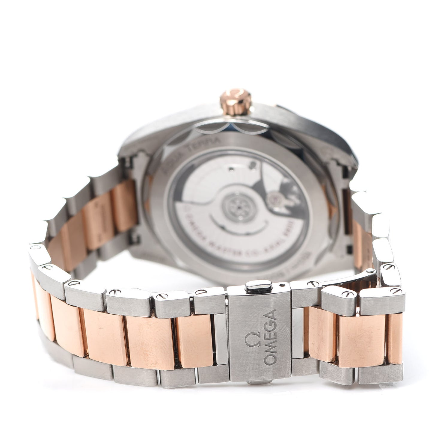 Stainless Steel 18K Sedna Gold 38mm Seamaster Aqua Terra Co-Axial Automatic Watch 220.20.38.20.02.001