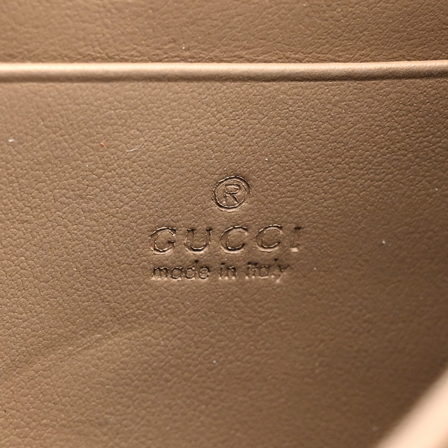 GG Supreme Monogram Mini Dionysus Chain Wallet Beige Taupe