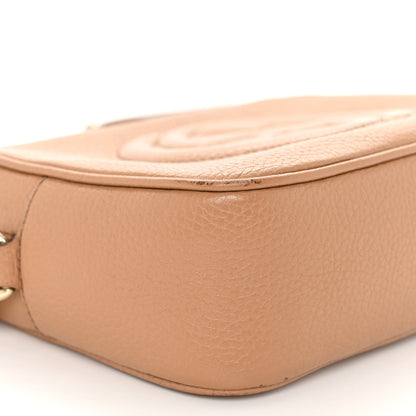 Gucci Pebbled Calfskin Small Soho Disco Bag Rose Beige 9 of 11