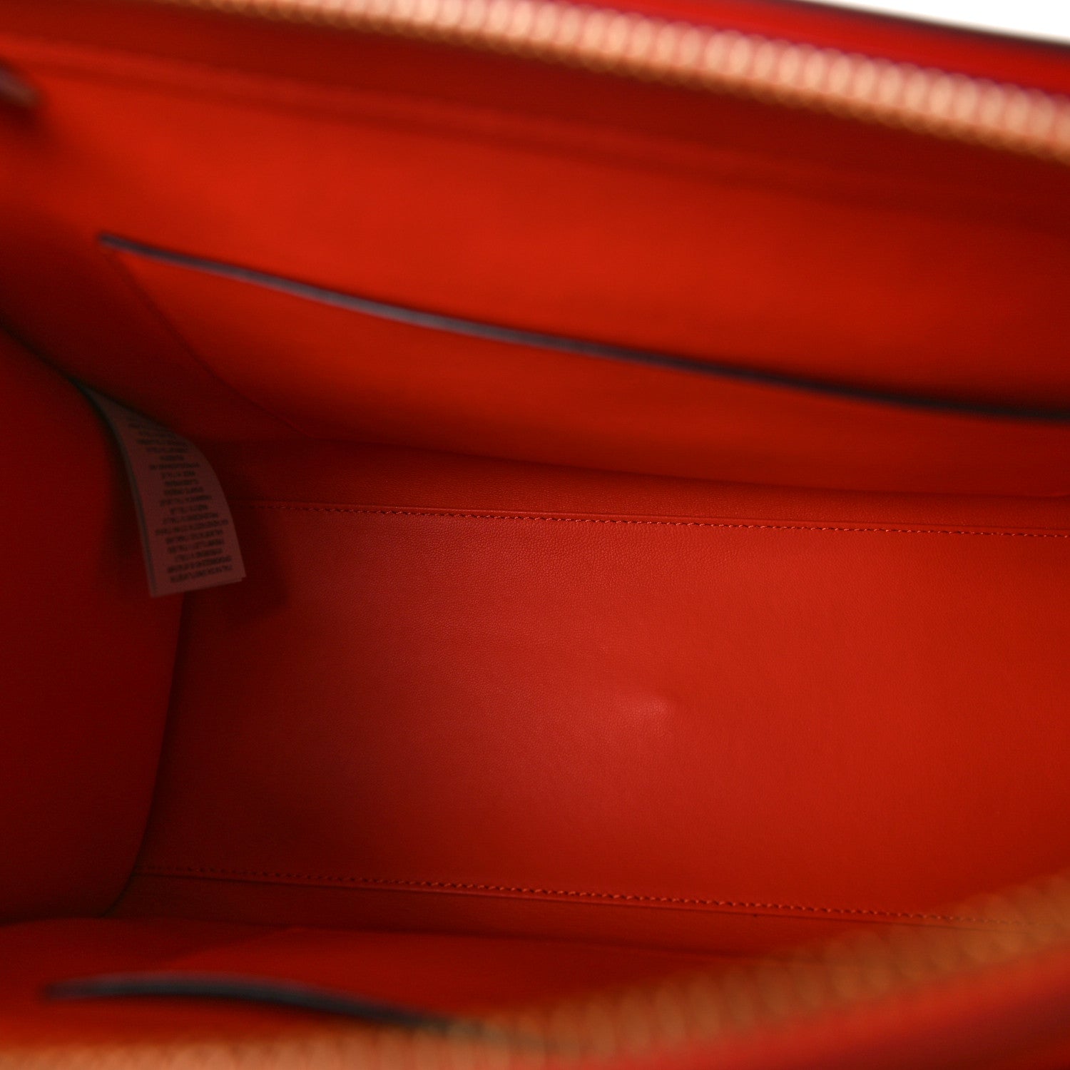 Versace Calfskin Large Medusa Stud Tribute Tote Orange 5 of 8