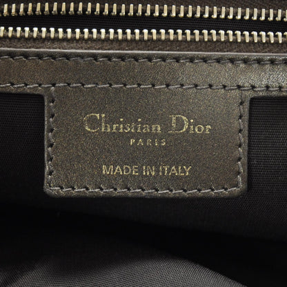 Christian Dior Coated Canvas Cannage Medium Panarea Tote Bronze 6 of 7