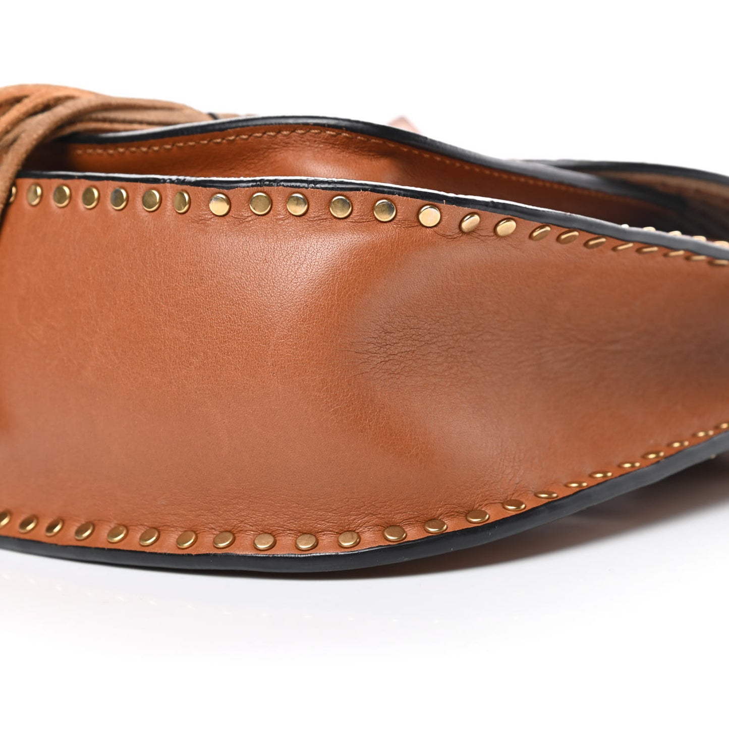 Calfskin Braided Small Hudson Shoulder Bag Caramel
