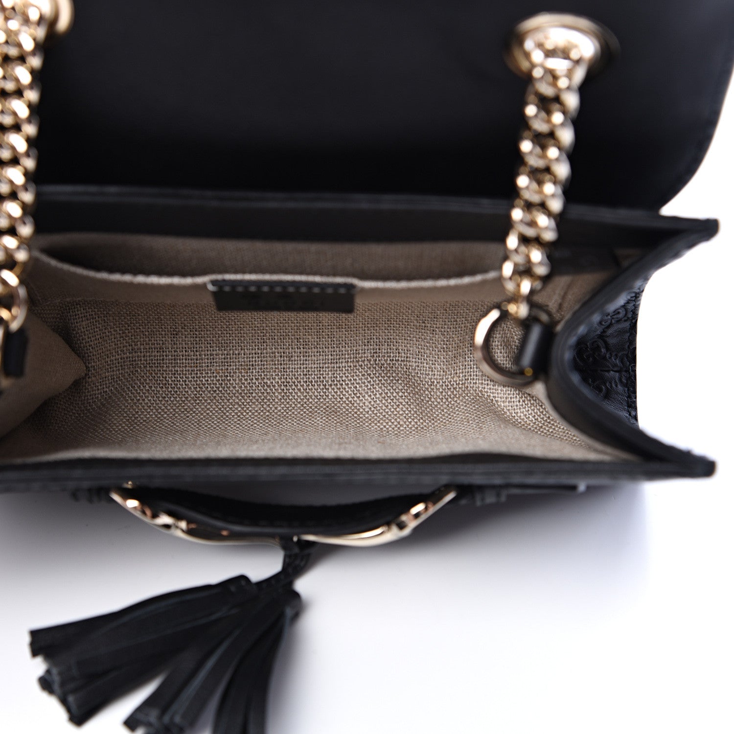 Gucci Microguccissima Mini Emily Shoulder Bag Black 4 of 10