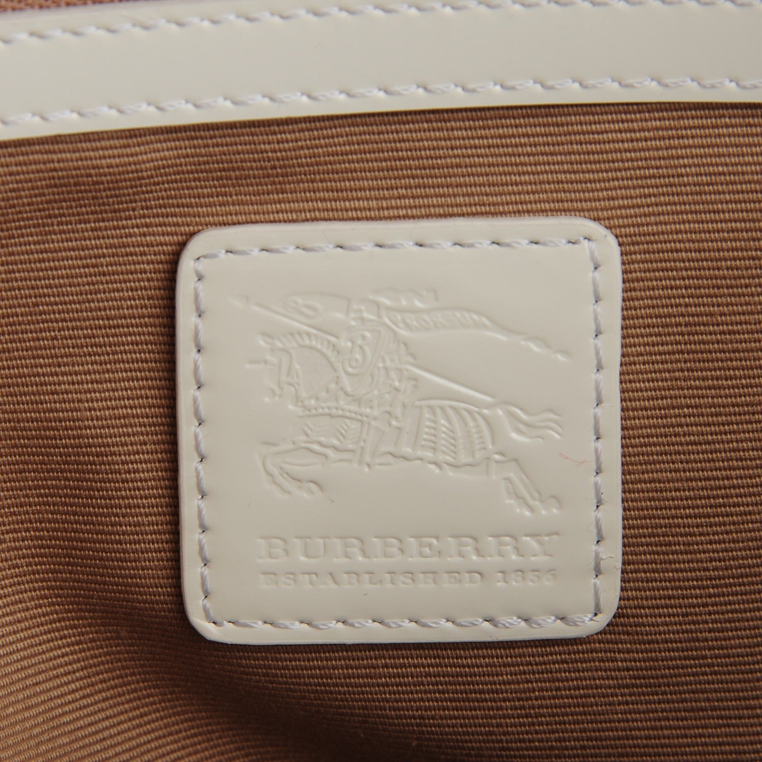 Burberry Nova Check Shopper Tote White 5 of 8