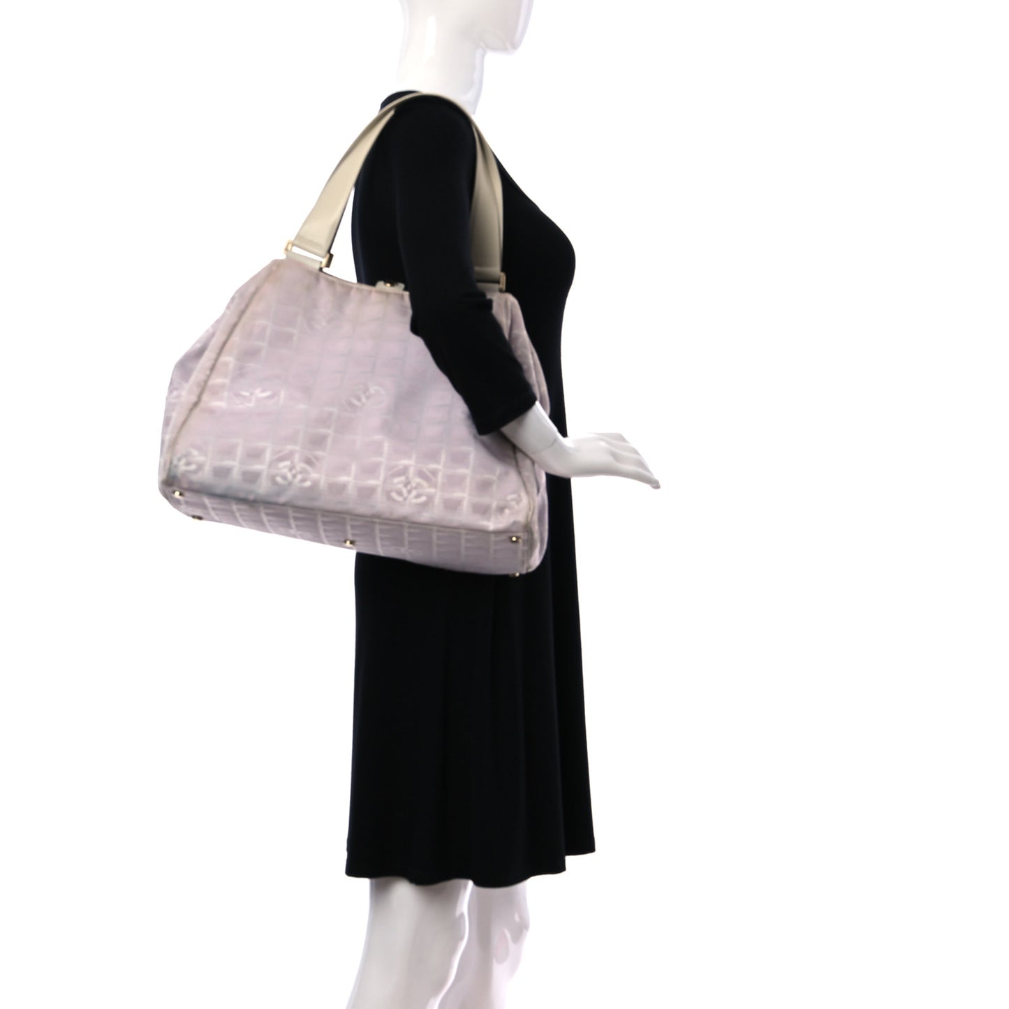 Nylon Travel Shoulder Bag Pink