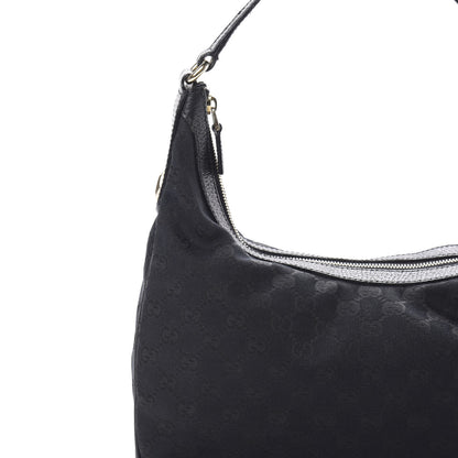Gucci Monogram Medium Charmy Hobo Black 8 of 14