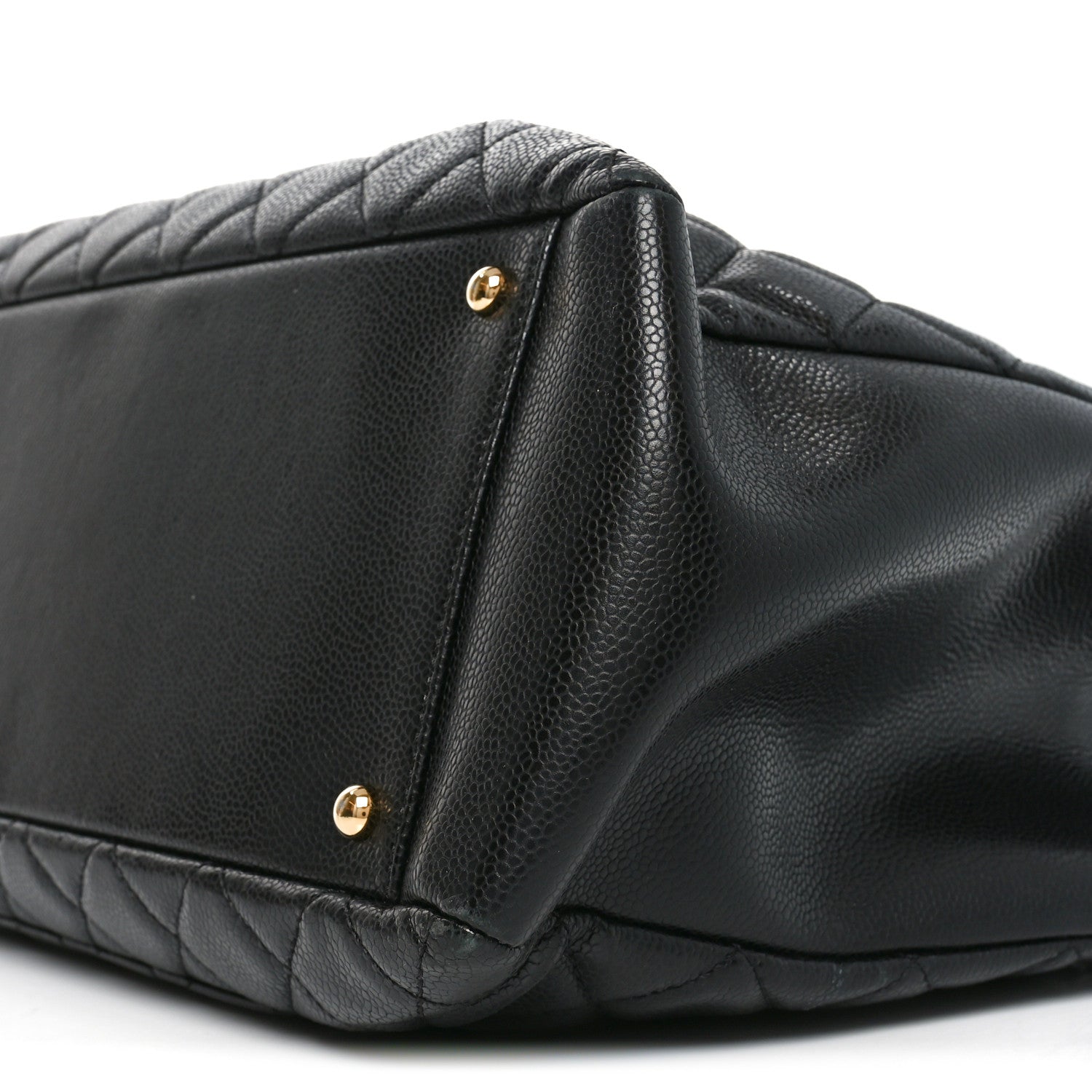 Chanel Caviar Quilted XL Grand Shopping Tote GST Black 10 of 12
