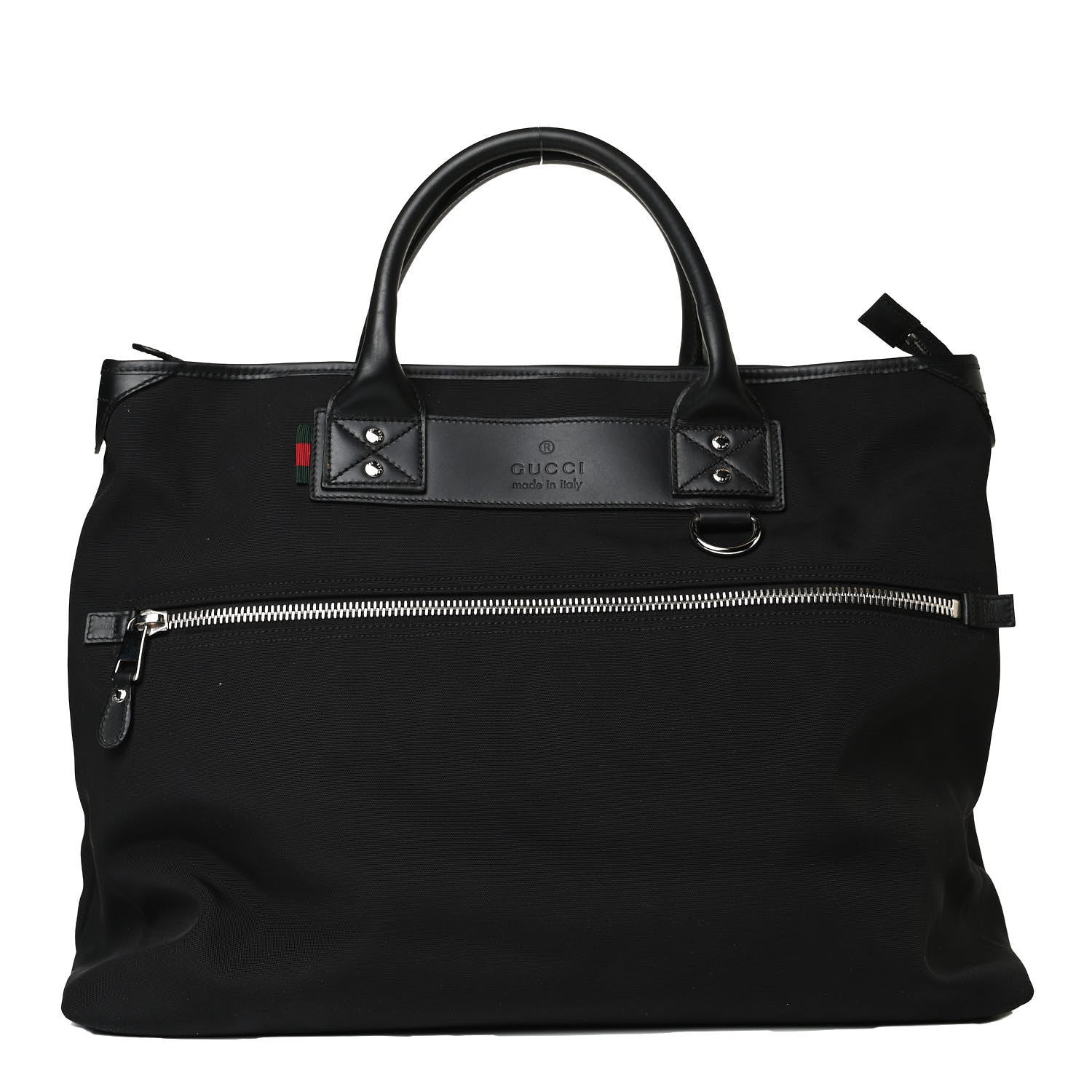 Gucci Nylon Web Briefcase Black 1 of 15