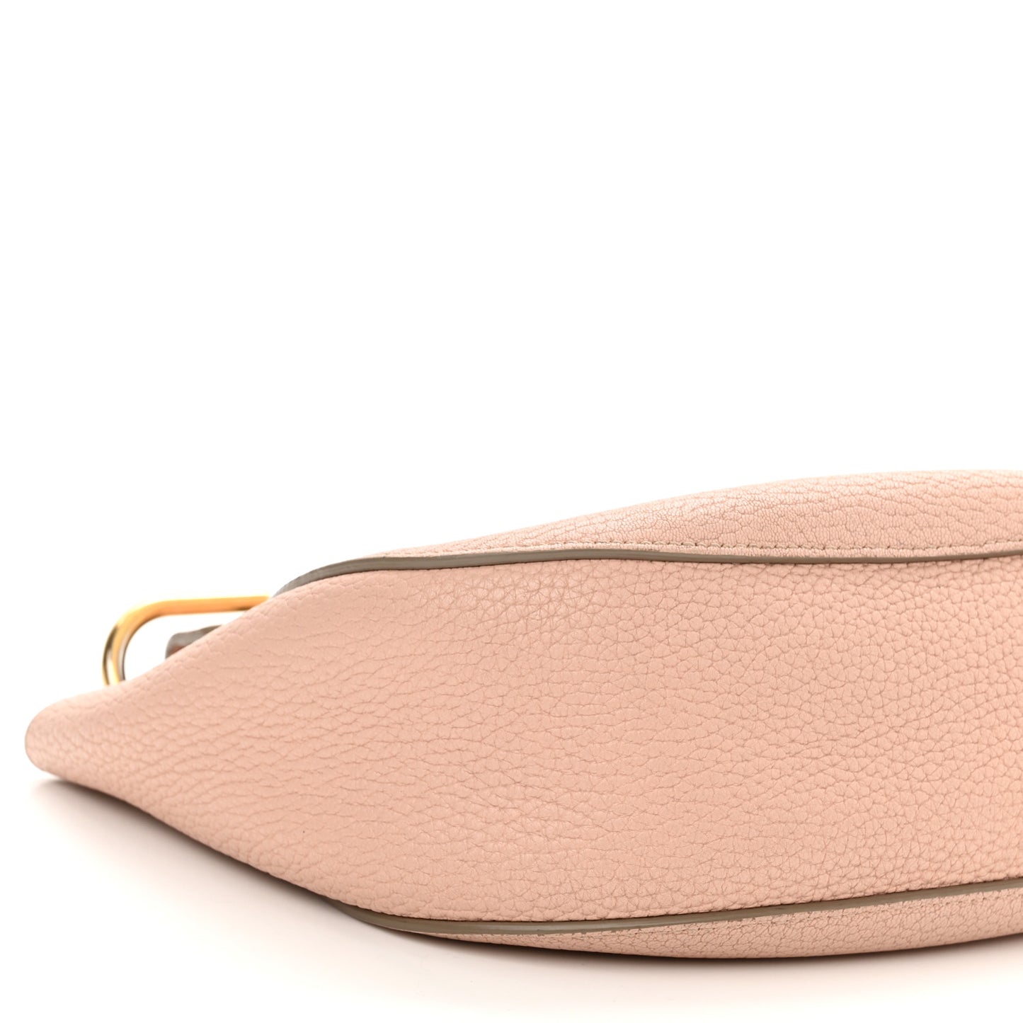 Grained Lambskin Drew Shoulder Bag Cement Pink