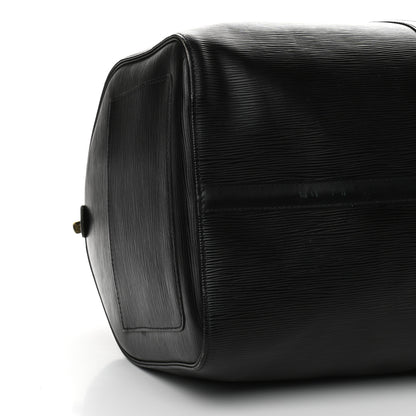 Louis Vuitton Epi Keepall 55 Black 8 of 9