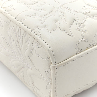 Christian Dior Calfskin Ornamental Embroidered Lady D-Joy White 11 of 15