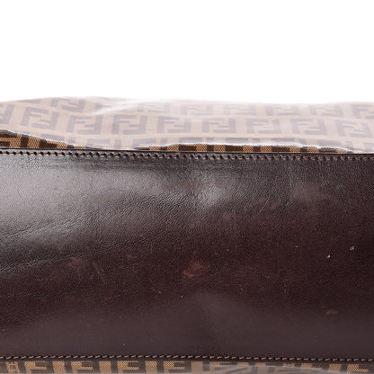 Fendi Vinyl Zucchino Shoulder Bag Tobacco 11 of 13