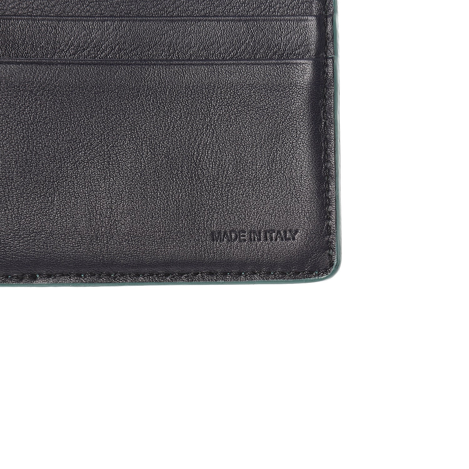Burberry London Grainy Calfskin Bi-Fold Wallet Opal Green 7 of 8