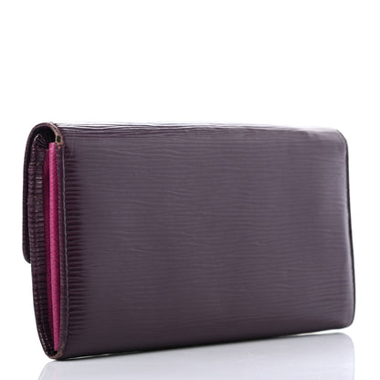 Louis Vuitton Epi Sarah Wallet Cassis 3 of 11