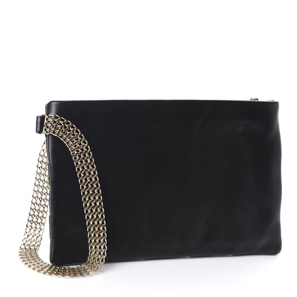 Chanel Lambskin Chain Wristlet Black 3 of 7