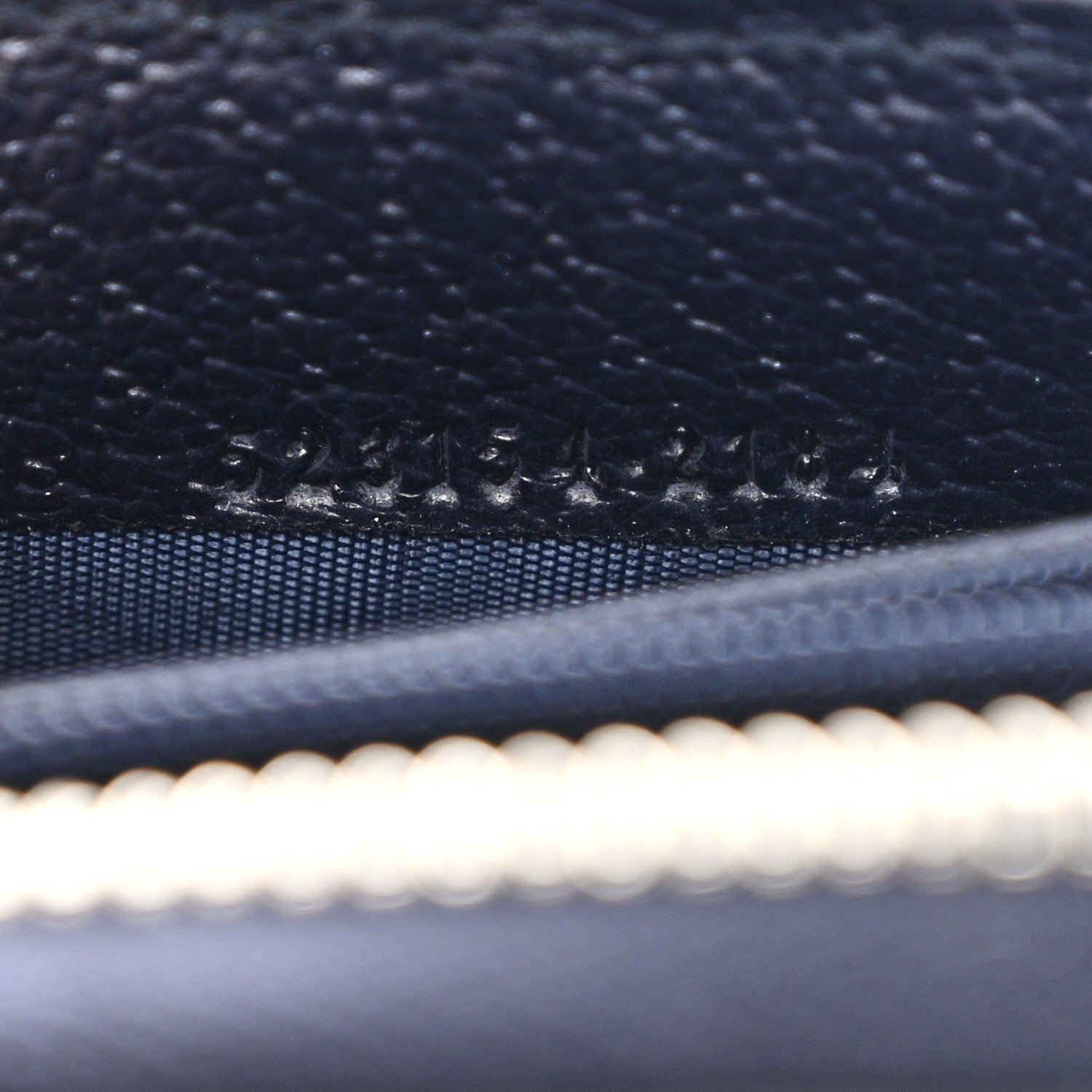 Gucci GG Supreme Monogram Textured Dollar Calfskin Web Ophidia Zip Around Wallet Beige Blue 13 of 18